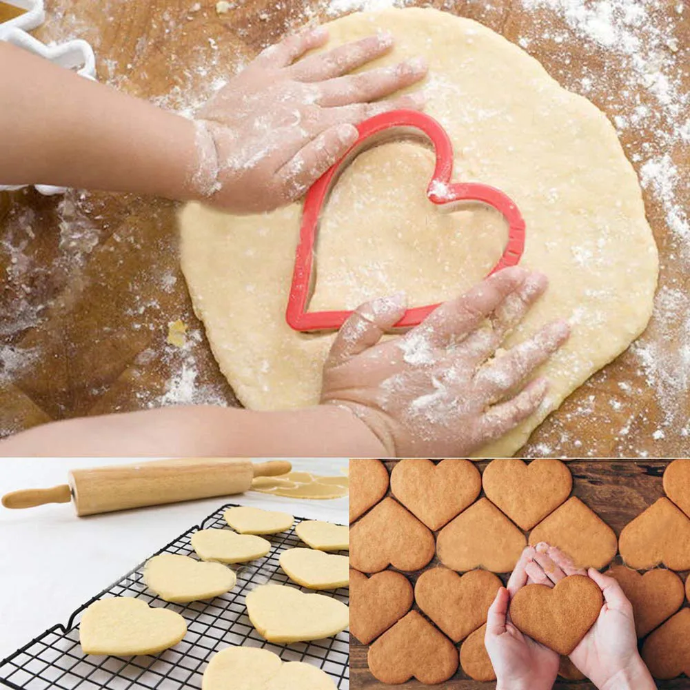 Формы для торта в форме сердца силиконовые формы выпечки помадка кондитерские