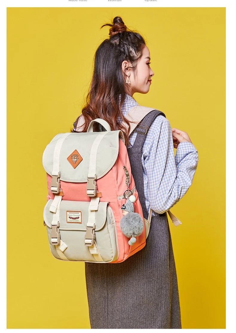 Macarons Mochila Feminina, женский рюкзак, Студенческая сумка для книг, Водонепроницаемый Школьный рюкзак, большой рюкзак для путешествий, милые сумки для девочек Rugzak