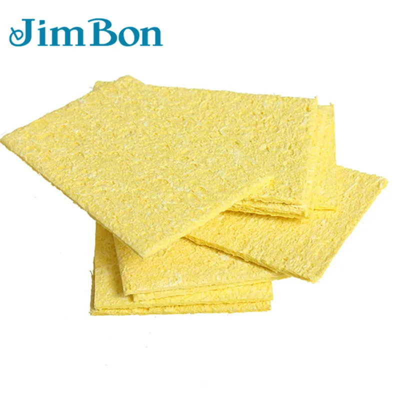 JimBon 100 шт. 50x35 мм припоя очищайте жало паяльника Сварка печатных плат для очистки