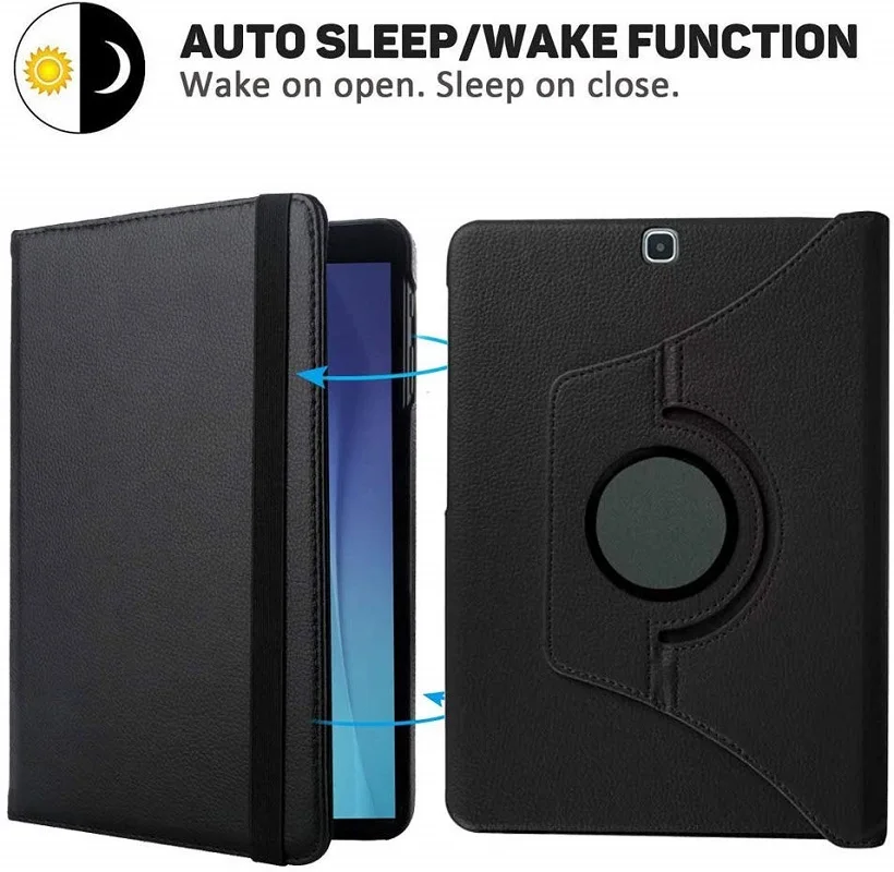 Вращающийся на 360 градусов флип чехол из искусственной кожи для samsung Galaxy TAB S2 Sm T810