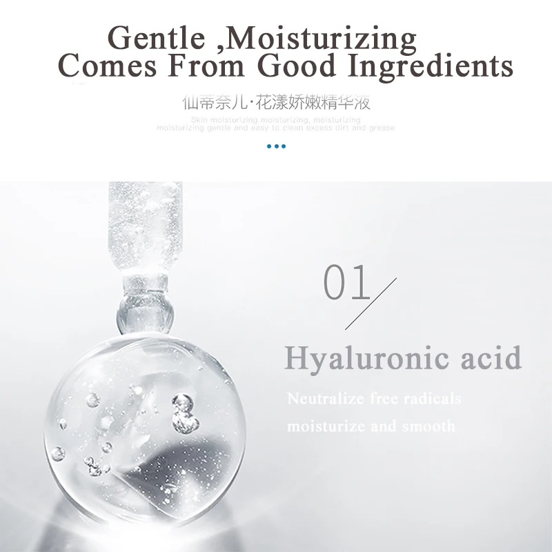 

Firstsun 30pcs Placenta Hyaluronic Acid Capsule Moisturizing Anti-aging Shrinking Serum Spot Removing Whitening Cream Skin Care