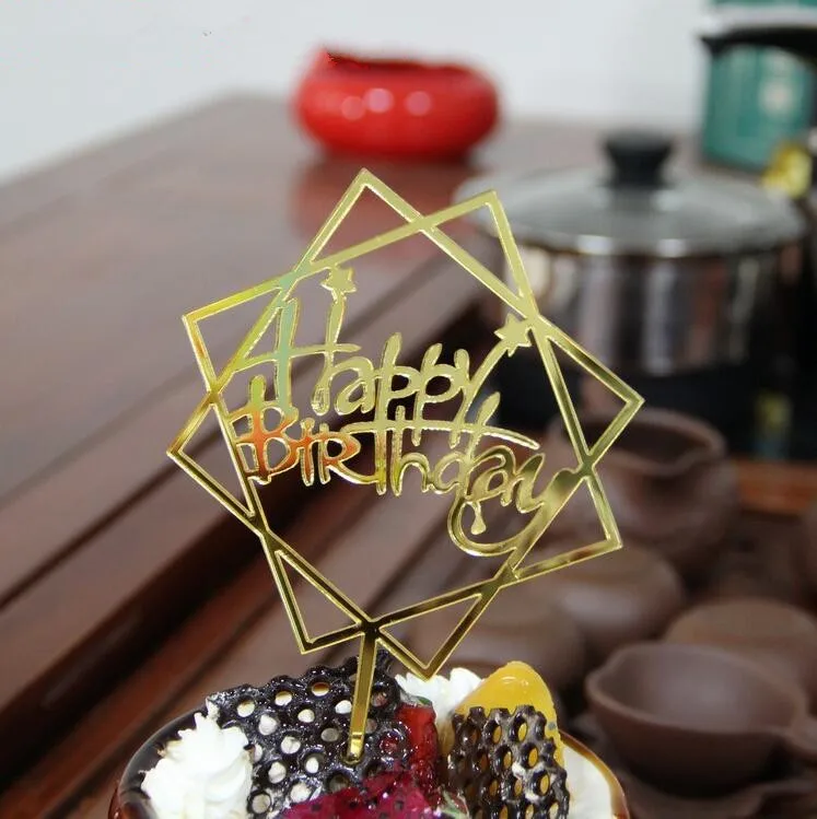 

Топпер для торта "С Днем Рождения" GGFEIQ