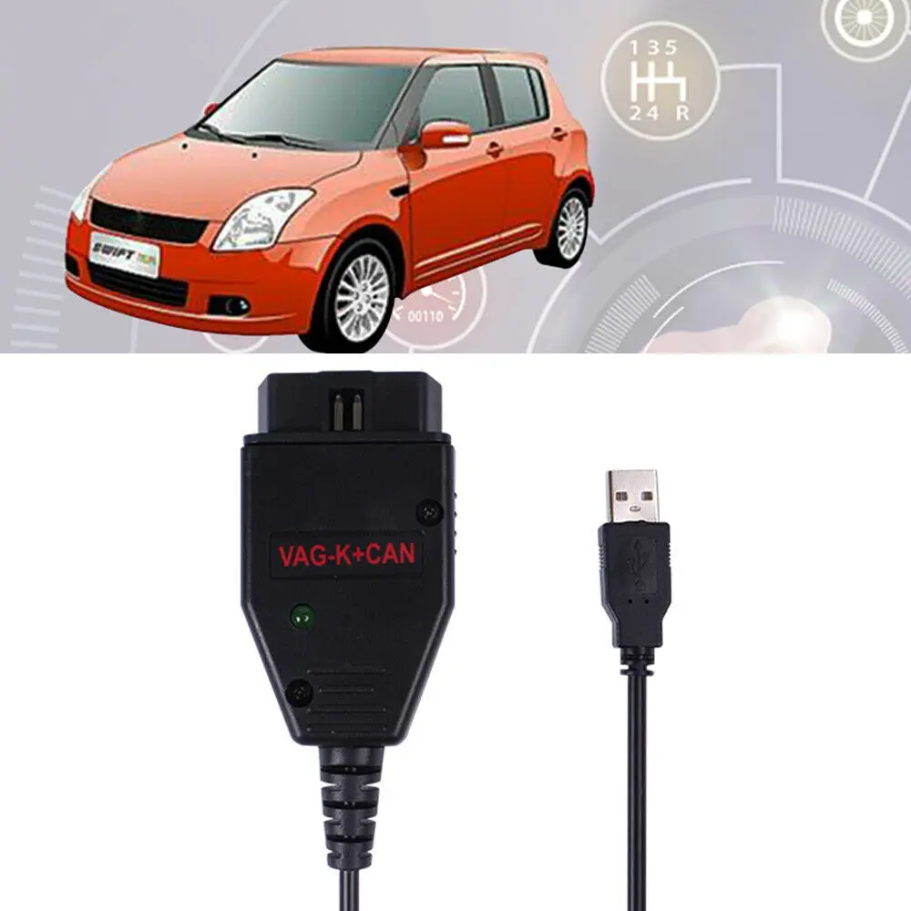 Diagnostic Cable Tool USB OBD Interface Test Line VAG K+CAN With Switch Automobile Fault Detection for VW AUDI |
