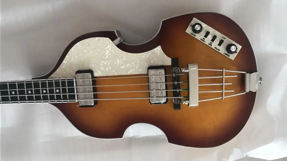 Sunburst Bass OEM завод+ Hofner Современная серия бас разработан в Германии Hofner HCT-500/1-SB бас BB2 3 шт. шеи Hofner - Цвет: Sunburst Bass