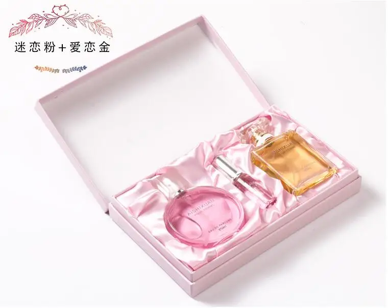 Женский подарочный набор 3 комплекта духов стойкий аромат свежий и элегантный
