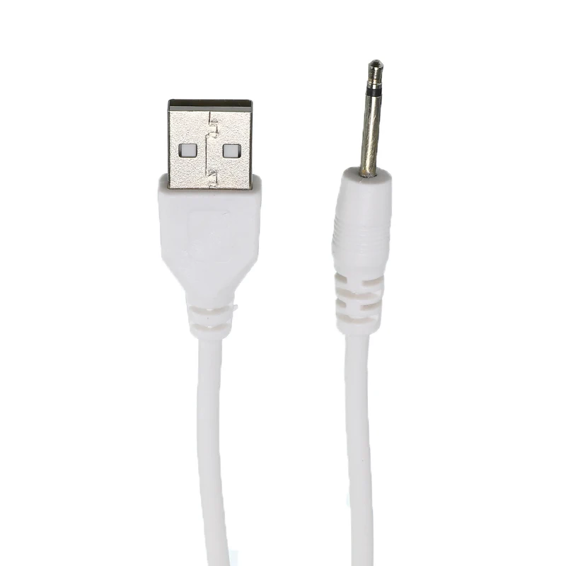 1m USB 2.0 To DC 2.5mm Elbow 2A Charging Line 2.5 USB USB2.5 Mono Audio Line USB Jack Plug Aux DC2.5mm Audio Cable
