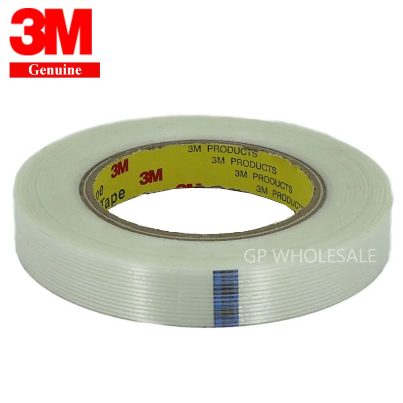 1x 20mm*55M Original 3M 8915 Adhesive Fiberglass Tape High Tensile Strength for Industry Electric, Wood, Metal Panel Pack Fasten