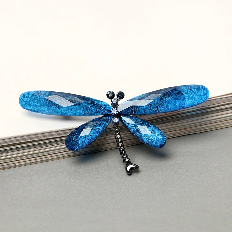 Винтажная брошь в форме насекомого с кристаллами 1 шт.|Броши| |