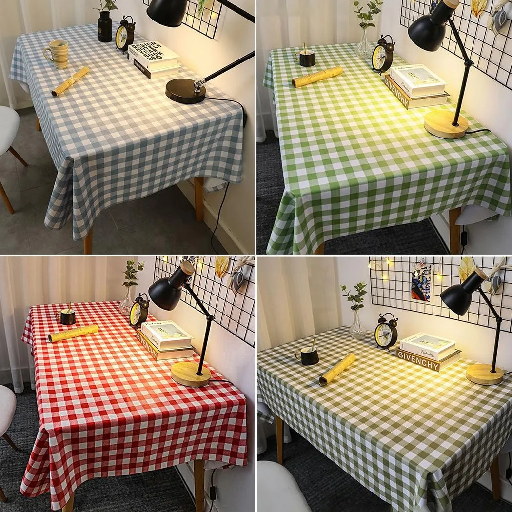 

Waterproof Cotton Linen Tablecloth Style Net Red Girl Desk Cloth Coffee Table Tablecloth Rectangle Cafe Tablecloth Table Cover
