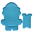 1 комплект поделки своими руками телефона держатель силиконовые формы смартфон кронштейн делая инструменты мобильный телефон стенд эпоксидная смола, форма