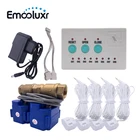 Умный датчик утечки воды, система сигнализации для защиты от утечки воды с краном DN15, DN20, DN25 и проводом датчика 4 шт.