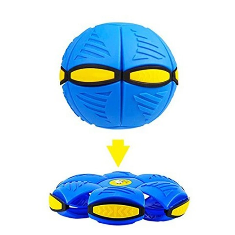 

Flying UFO Flat Throw Disc Ball With LED Light and music Magic Flying Ball