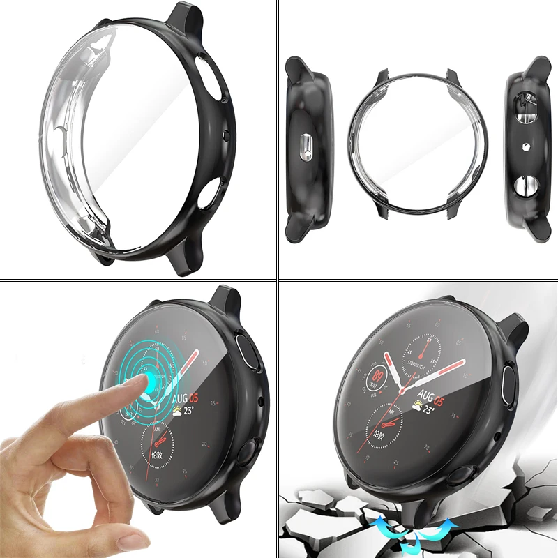 Новый защитный чехол для экрана samsung galaxy watch active 2 Galaxy Active 40 мм/44 мм мягкий