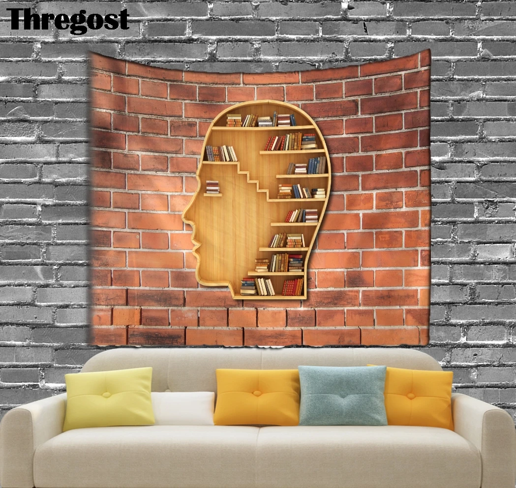 

Thregost Wall Hanging College Dorm Wall Blanket Polyester 3D Printed Wall Cloth Tapestries Yoga Decoration Beach Blanket