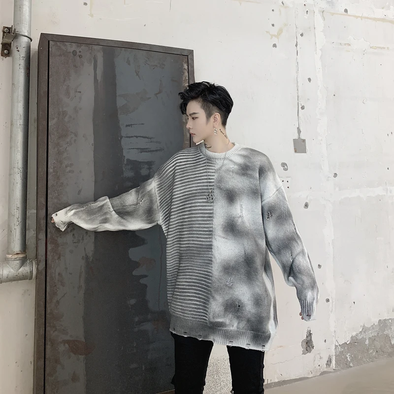 Мужская и женская уличная одежда в стиле хип хоп панк мужской свитер для пары