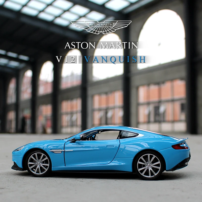 Модель автомобиля WELLY в масштабе 1:24 Aston Martin модель из сплава украшение коллекция