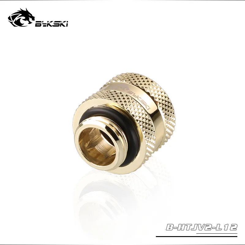 

Bykski G1/4 Rigid Tubing Fitting Hand Compression Hard Pipe Connector G1/4 4 Layer Seals B-HTJV2-L12 B-HTJV2-L14 B-HTJV2-L16