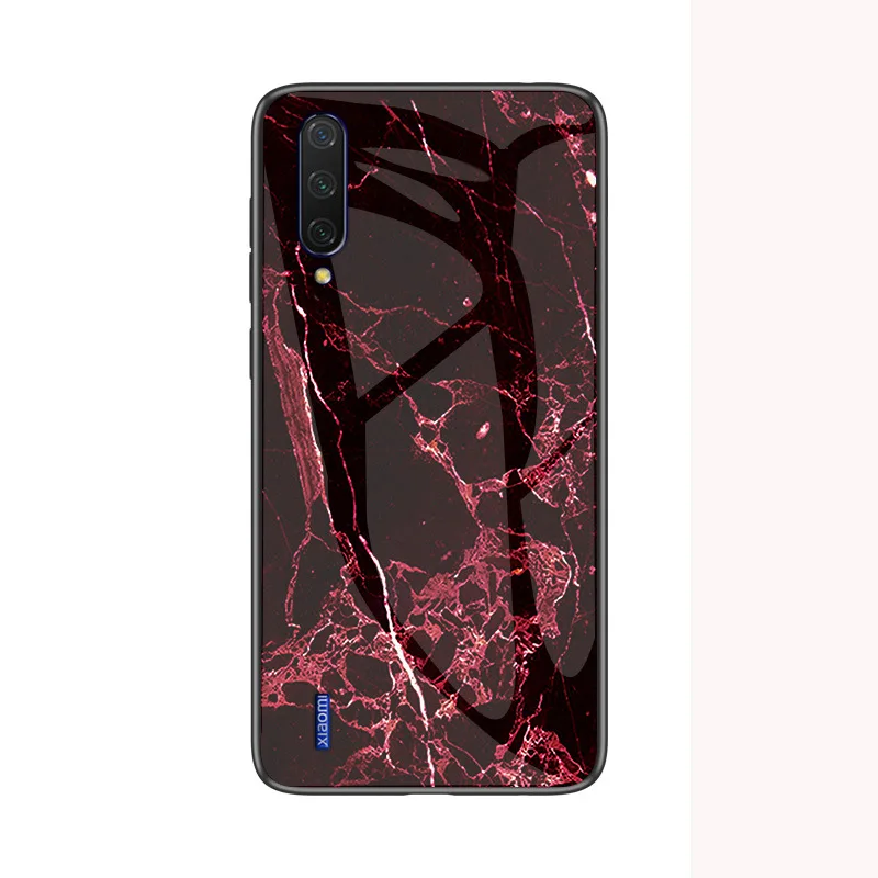 Чехол из закаленного стекла для Xiao mi Max 3 Max 2 Red mi Note 4 4X Note 7 K20 чехол с принтом для Xiao mi CC9 CC9SE mi 9 mi 9SE Red mi Note 6 - Цвет: 06