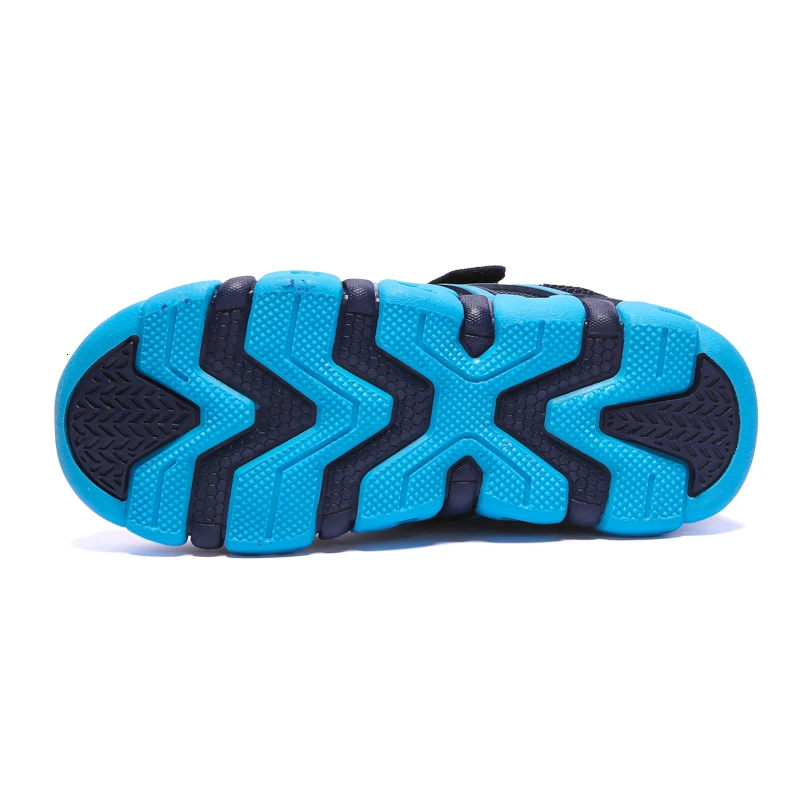 Кроссовки детские без шнуровки дышащие сетчатые для школы бега мягкая