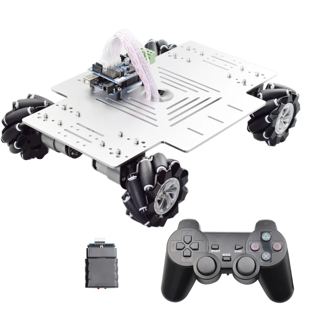 PS2 Bluetooth Arduino контроль нагрузка 10 кг механический колесный робот комплект шасси