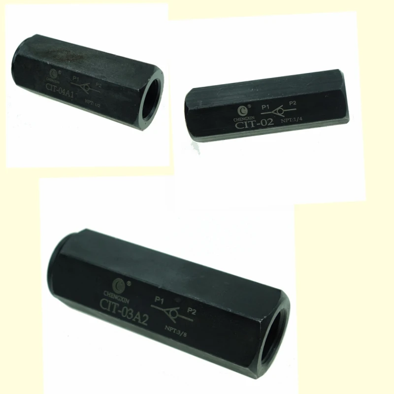 

Гидравлический обратный клапан 1/4 3/8 дюйма 1/2 дюйма NPT BSP, насос высокого давления, масляное давление без возврата psi