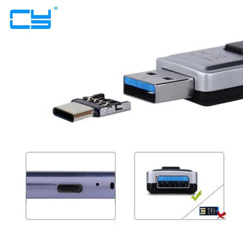 

(5 шт./партия) Ultra Mini USB Type-C, USB type c, адаптер USB 2,0 OTG, коннектор для планшета, USB-кабеля и флэш-накопителя