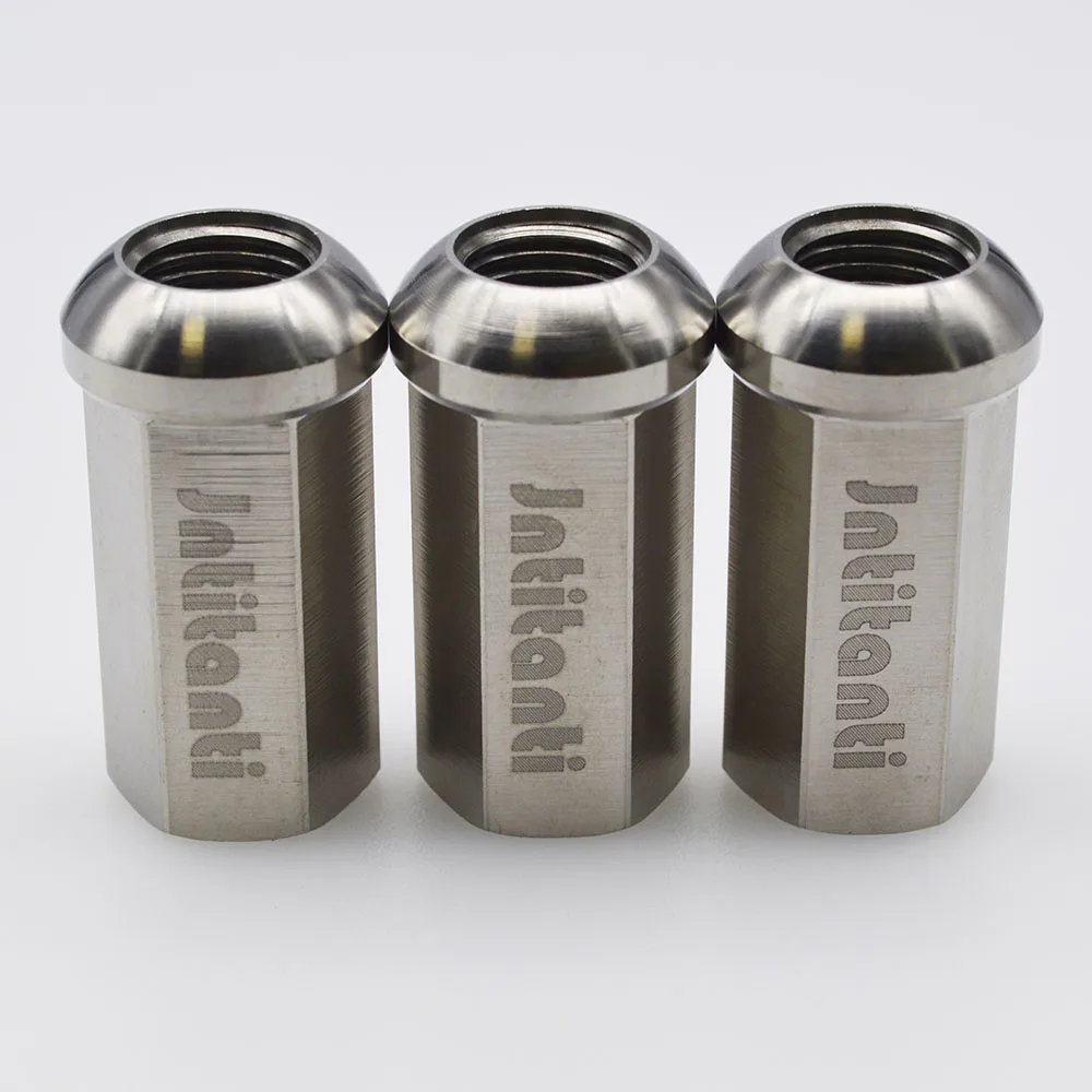 

Gr.5 titanium alloy lug nut M14*1.5*45mm ball seat closed end for Porsche, Mercedes-Benz，Maybach，VW,Audi,Skoda car