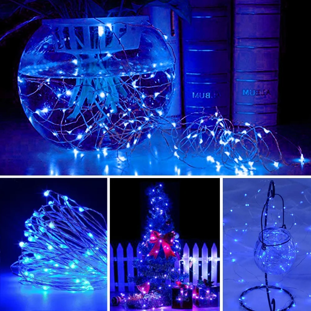 

LED Copper Wire String Lights USB Plug Fairy Lights Copper Wire Garland Indoor Bedroom Home Wedding New Year Decoration