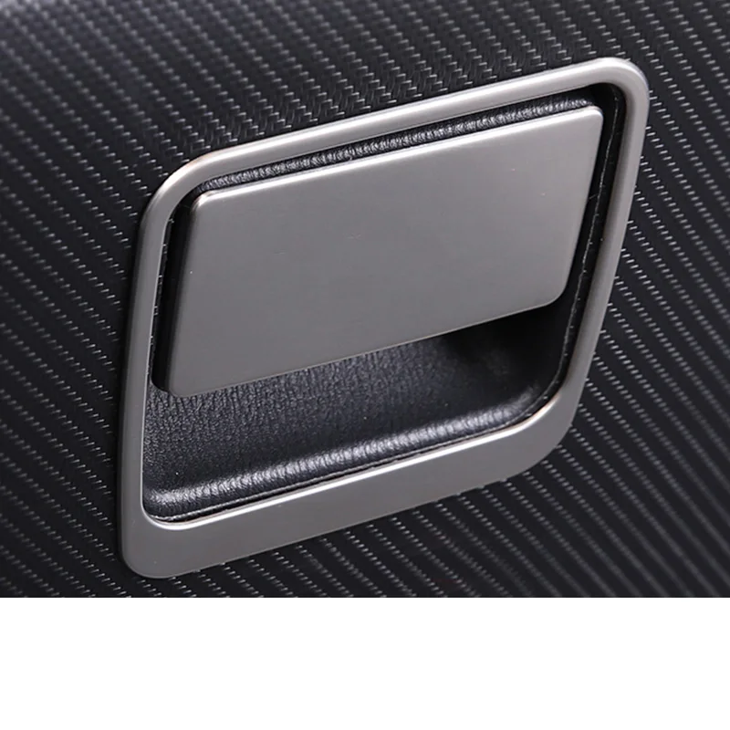 

Lsrtw2017 Stainless Steel Car Co-pilot Storage Glove Box Handle Frame for Mazda Cx-5 2017 2018 2019 2020 Cx5 Accessories Auto
