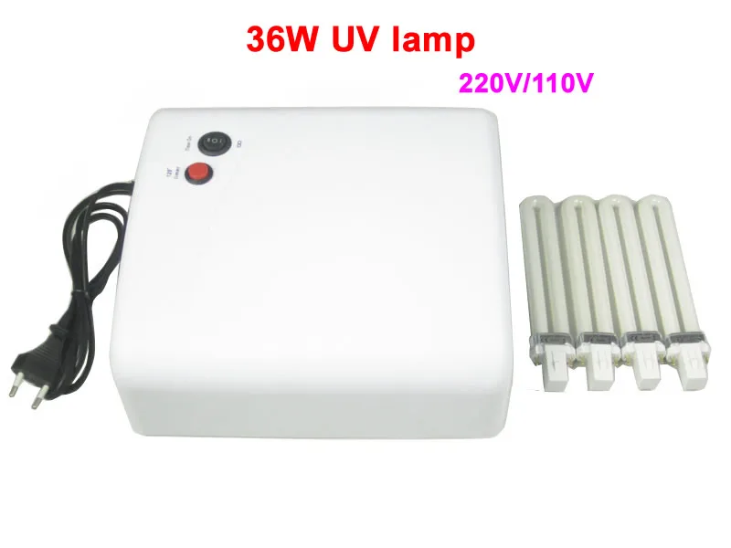 Светодиодная УФ сушилка 36 Вт для ремонта экрана сотового телефона лампа с 4
