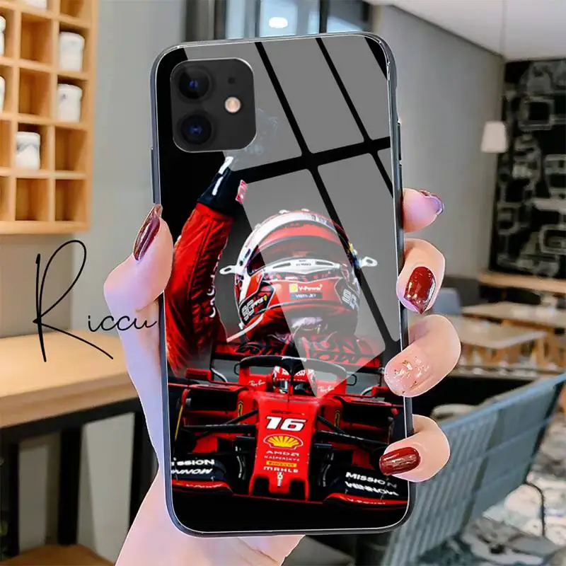 

Riccu Formula 1 F1 Phone Case Tempered Glass For iPhone 11 Pro XR XS MAX 8 X 7 6S 6 Plus SE 2020 12 Pro Max Mini case