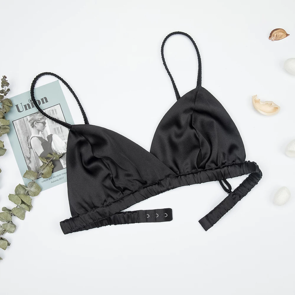 LILYSILK Bralette Шелковый сексуальный удобный
