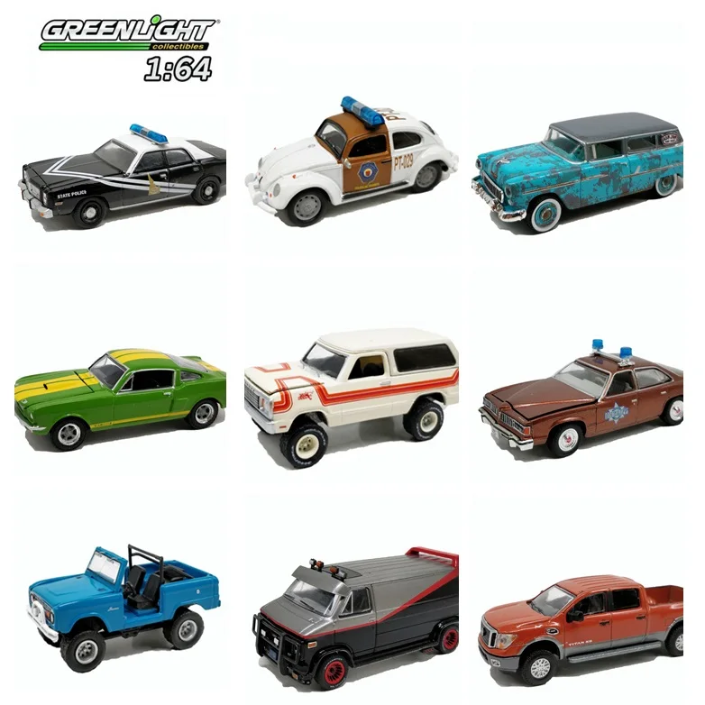 1: 64 зеленый свет Dodge Ramcharger PONTIAC chely Shelby GT350 Ford Nissan команда GMC Vandura литой модельный автомобиль