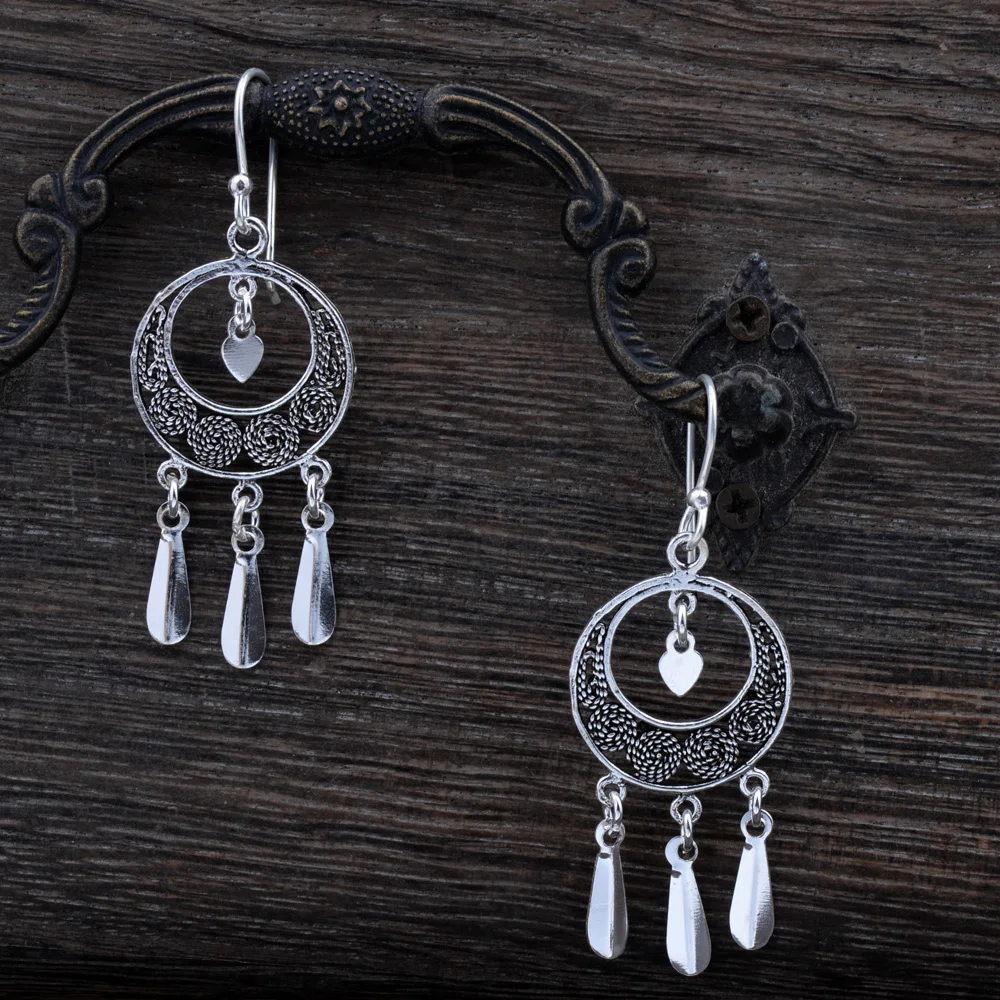 Мифический возраст реального 925 стерлингового серебра в винтажном этническом