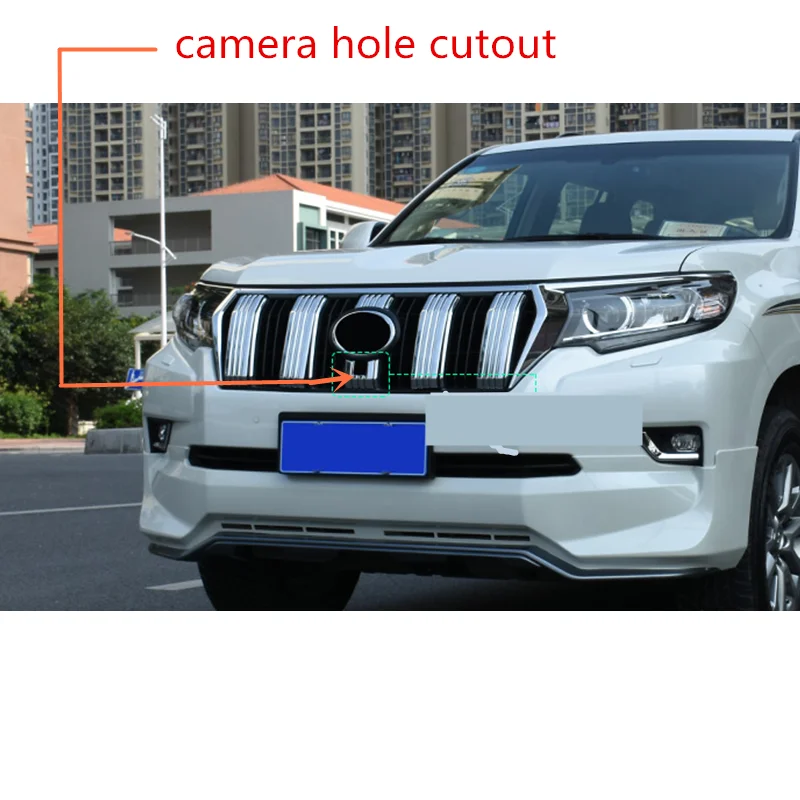

For Toyota Land Cruiser Prado FJ150 2018 2019 2020 Chrome Front Grille Cover Trim 6pcs