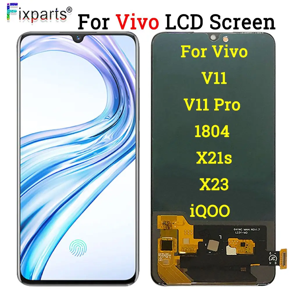 

Original 6.41 " For Vivo X21s / X23 V1809A / iQOO / V11 / V11 Pro 1804 LCD Display Touch Screen Digitizer Assembly