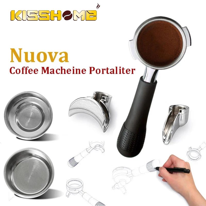 Запчасти для кофеварки фильтр эспрессо Nuova пивоварения 58 мм двойной/одинарный