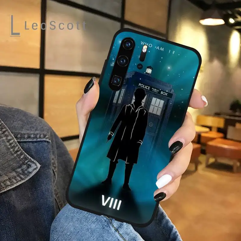 

Tardis Box Doctor Who Phone Case For Huawei honor Mate P 9 10 20 30 40 Pro 10i 7 8 a x Lite nova 5t