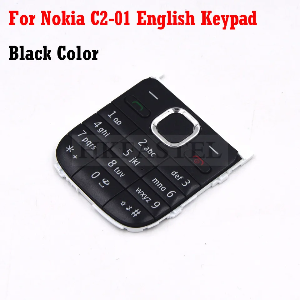 Для Nokia c2 01 новая Оригинальная Φ английская русская Арабская Иврит Клавиатура для