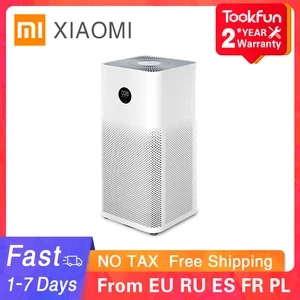 XIAOMI MIJIA очиститель воздуха 3 3H Интеллектуальный бытовой стерилизатор устраняет для очистки Maldehyde Hepa фильтр Smart APP WIFI