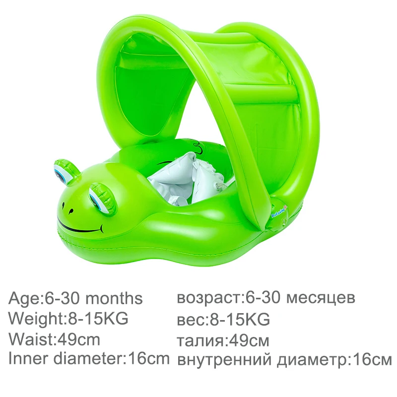 

Summer Inflatable Circle Accessories Baby Float neck Floating Seat Floats Infant Swimming Ring Baby Buoy Pool Toys Baby Float