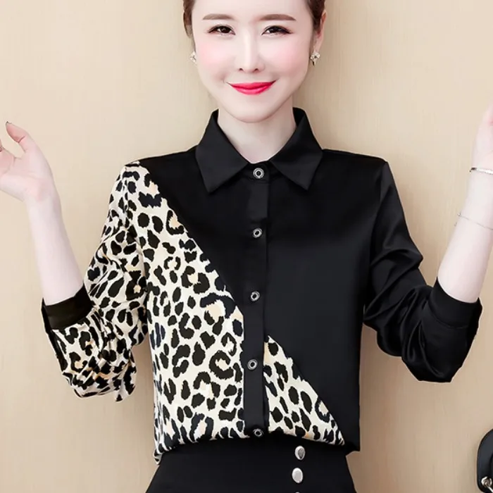 

Cheap wholesale 2021 spring summer autumn new fashion casual ladies work women Blouse woman overshirt female OL Py1544