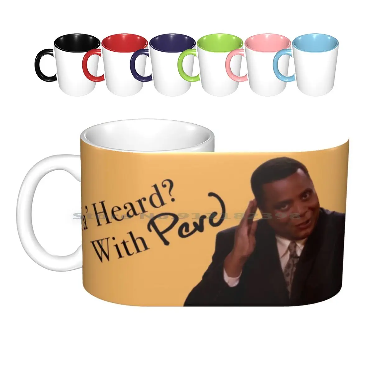

Ya’ Heard  With Perd Ceramic Mugs Coffee Cups Milk Tea Mug Parks And Recreation Parks And Rec Perd Parks And Recreation Tv