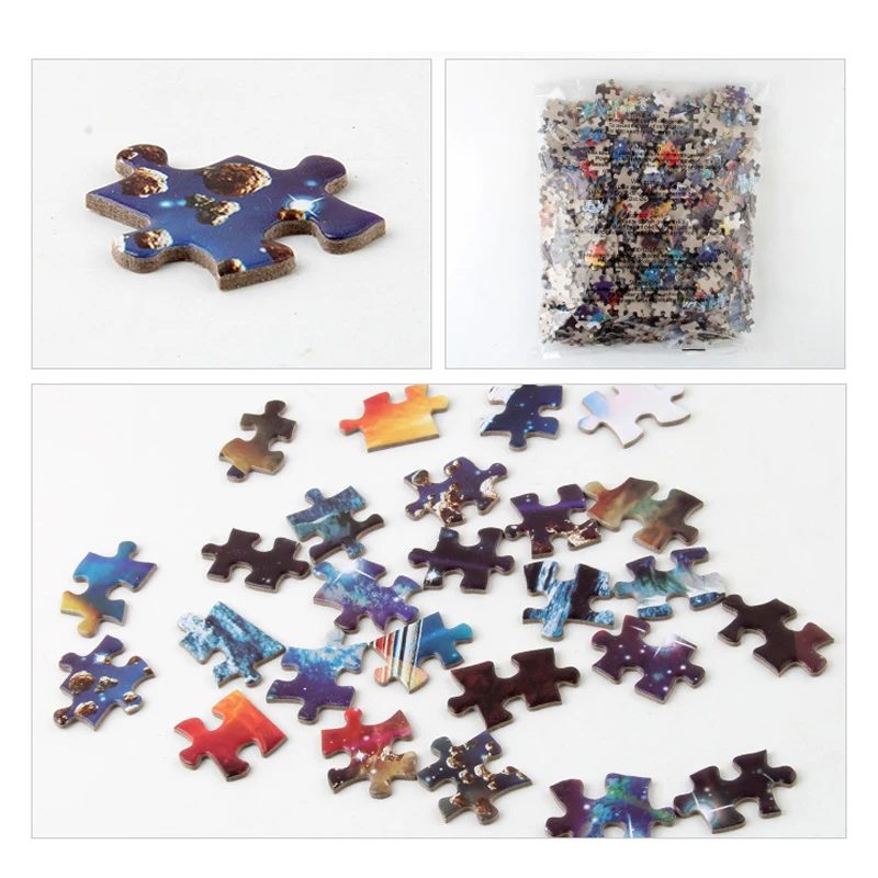 1000 штук паззл для взрослых космические звезды пазл сборка парпер Пазлы игрушки