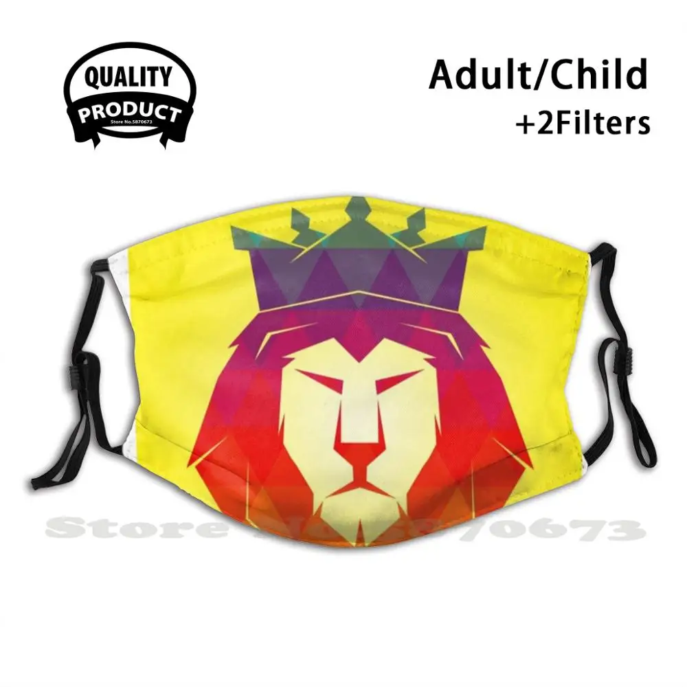 

Модные защитные маски с изображением Льва, короля льва, короля льва, животных, влюбленных, короля льва