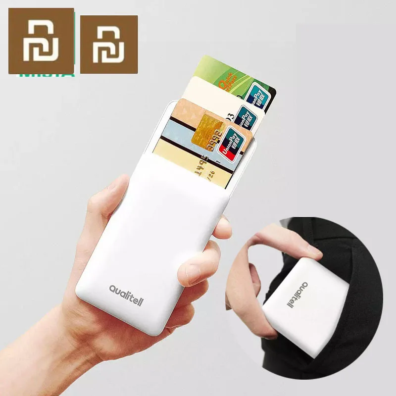 Тонкий Простой чехол для визитных карточек в деловом стиле|Аксессуры техники по