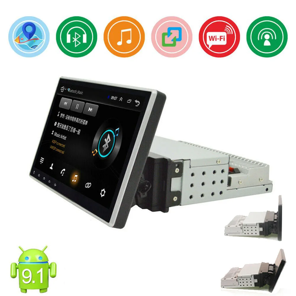 1din Android 9 1 автомобильный Радио мультимедийный плеер для Ford Focus Kia Nissan Hyundai VW