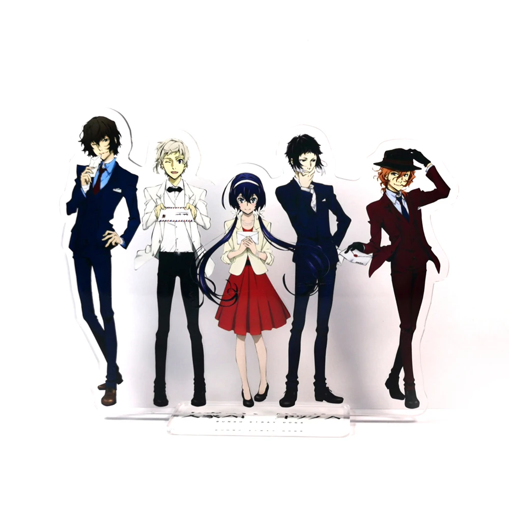 

Bungo Stray Dogs Chuuya Ryuunosuke Ichiyou Motojirou GM acrylic stand figure model plate holder cake topper anime