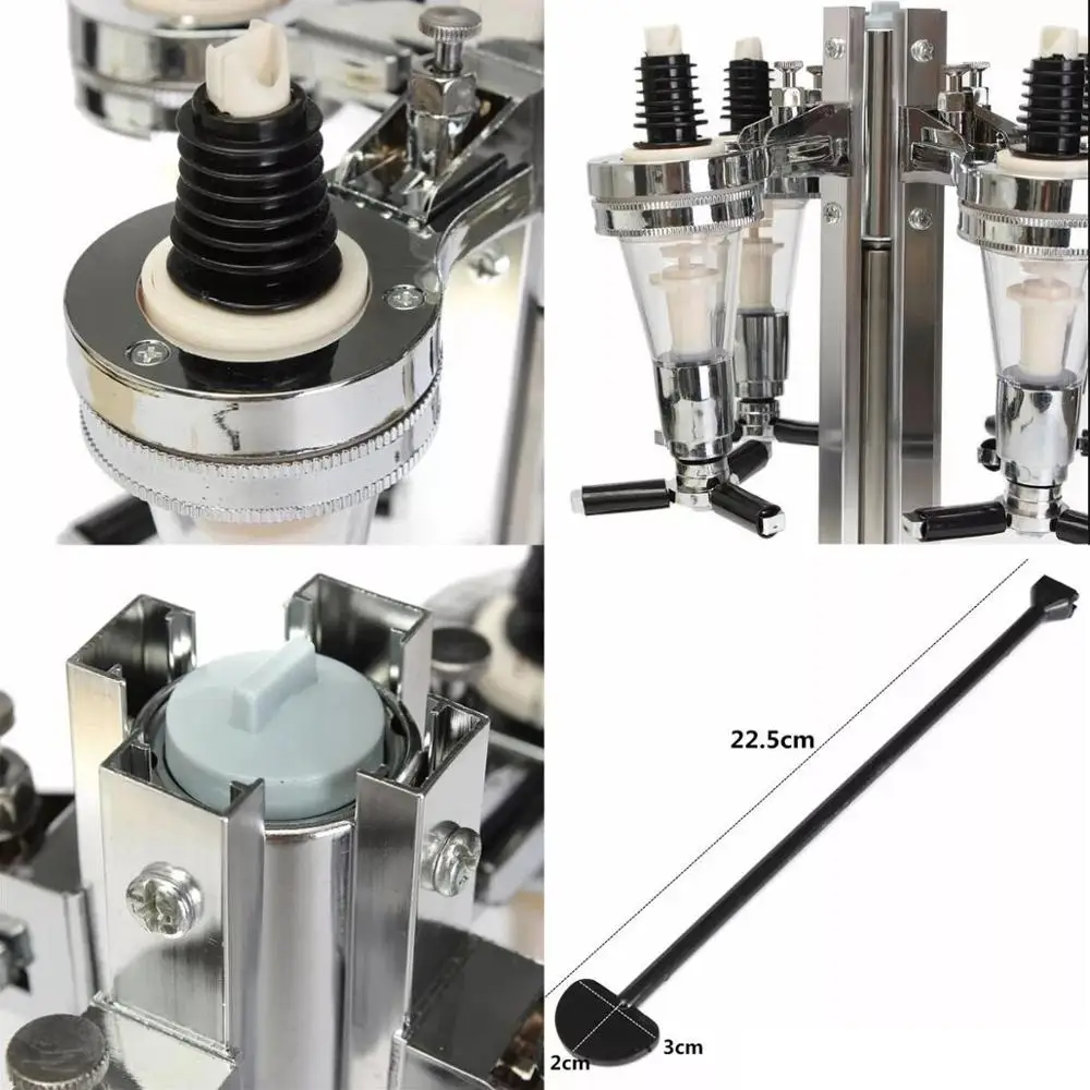 4 головки профессиональные настольные вращающиеся стойки вино пиво содовая кола