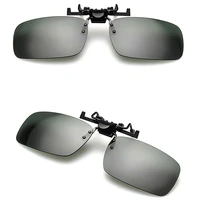 clip on sunglasses driving night vision lens sun glasses male anti uv for men women